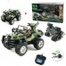 Військовий джип на радіокеруванні, 2 фігурки військових, Гумові колеса, акумулятор (3010)