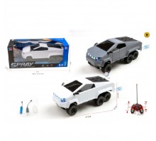 Машинка Тесла на радиоуправлении, с дымом и светом фар 27 см (9033-7)