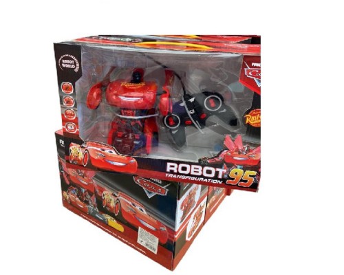 Робот трансформер машинка Тачки Маквин на Радиоуправлении (869-52)