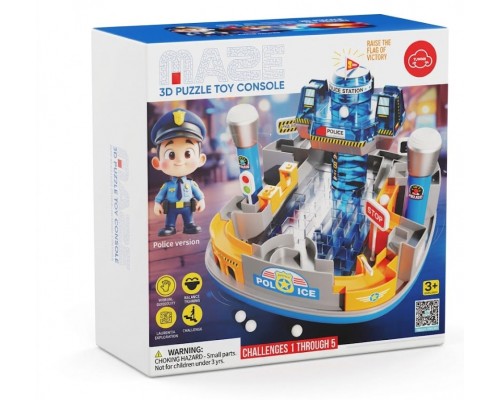 Детская настольная игра-головоломка «Полицейская станция» 3D (220)