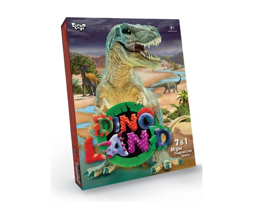 Игровой набор для творчества Дино Ленд 7 в 1 (01-01)