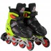 Детские раздвижные Ролики Best Roller Салатовые. Колеса PVC, Переднее светится 50034-S (30-33)