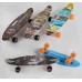 Скейт Пенни борд с ручкой Круизер 60 см, колёса PU Светятся (32040)