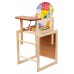 Стульчик для кормления. Деревянный Трансформер 2 в 1