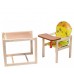Стульчик для кормления. Деревянный, Трансформер