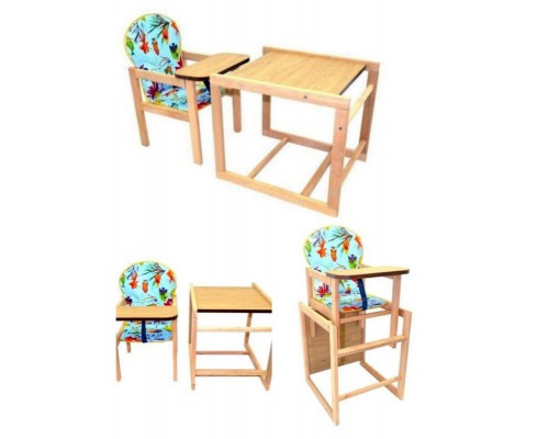 Стульчик для кормления. Деревянный, Трансформер