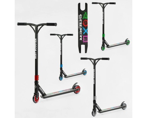Самокат Трюковый Best Scooter колеса ПУ 10 см (90277)